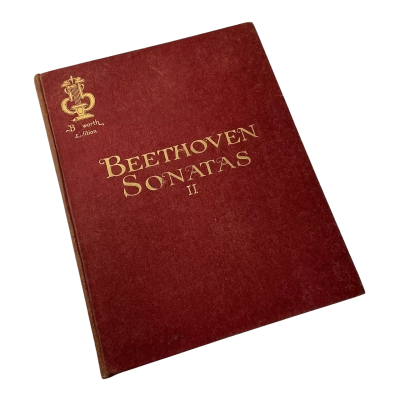 Vintage Beethoven Sonatas II Sheet Music Book