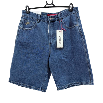 Worship Mens Blue Denim Shorts Size 32 RRP $109