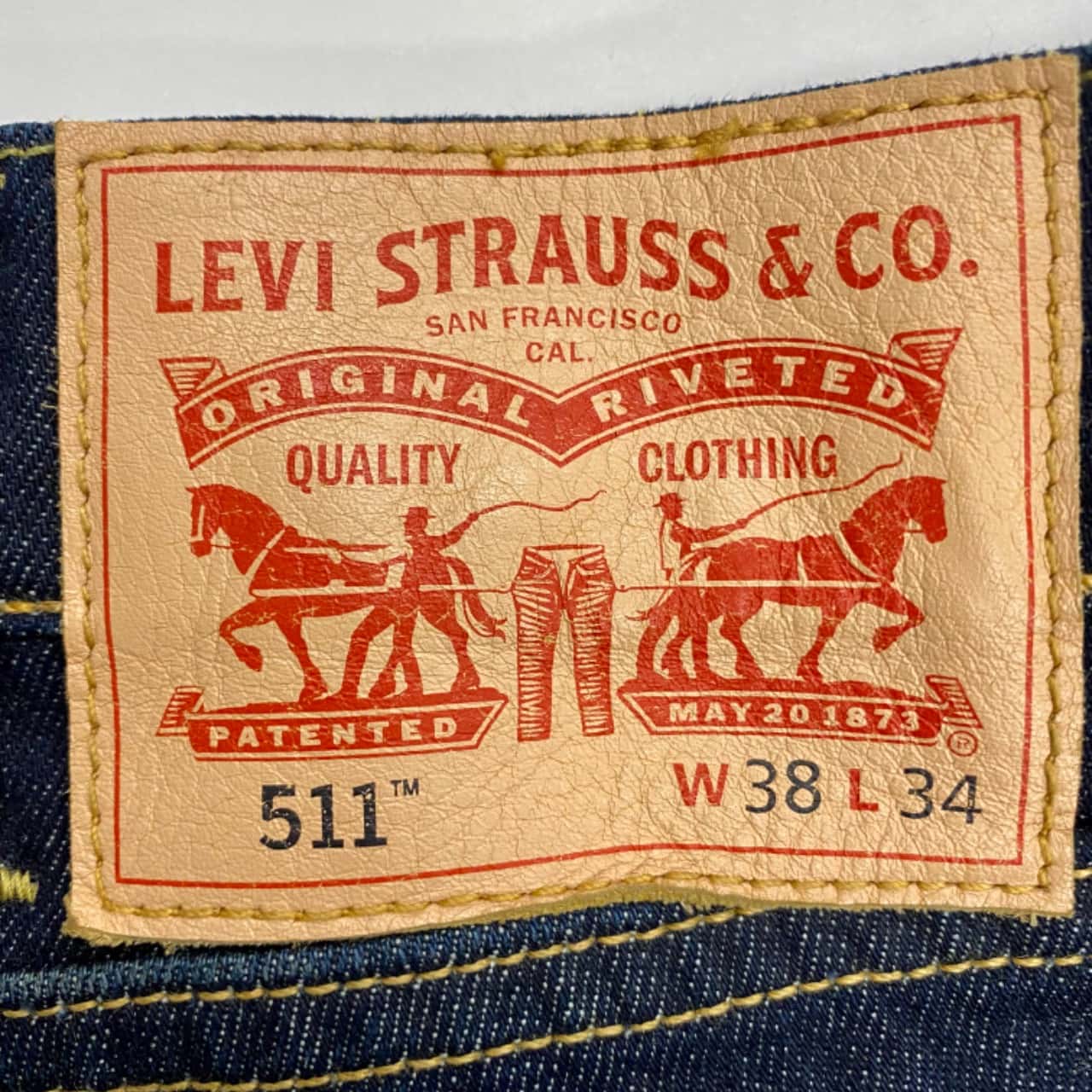 Levis 511 Jeans Size W 38 L 34