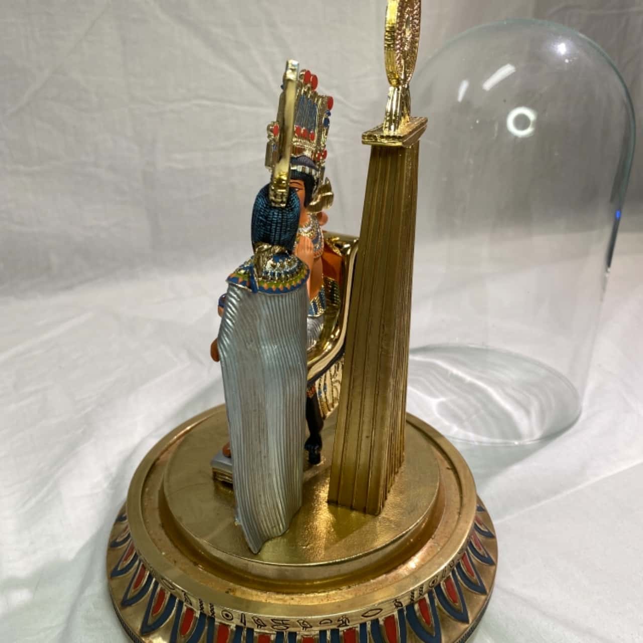The Pharaoh & his Queen The Franklin Mint hand painted LE Figure