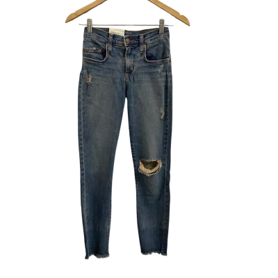 Nobody Denim Womens  Size 24 Geo Skinny Ankle Mid Rise Jeans 