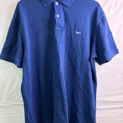 R.M. Williams Mens Size XXXL Polo Shirt Blue 
