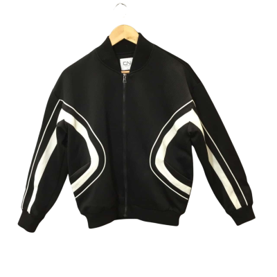  Men’s Size XL Black And White CN Menswear Bomber Jacket