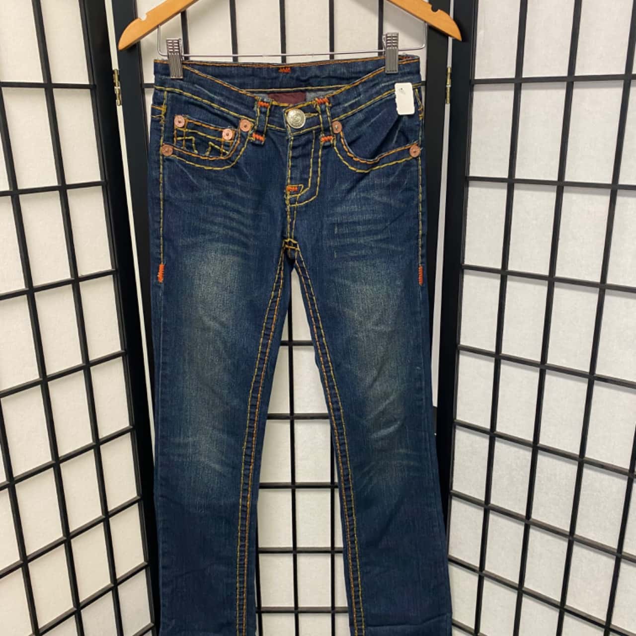 Size 8 Mid Rise Blue Jeans