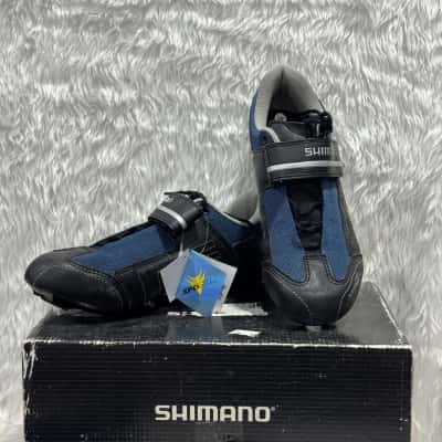  Mens  Size 40 Trainers Black  / Navy Blue / Silver 