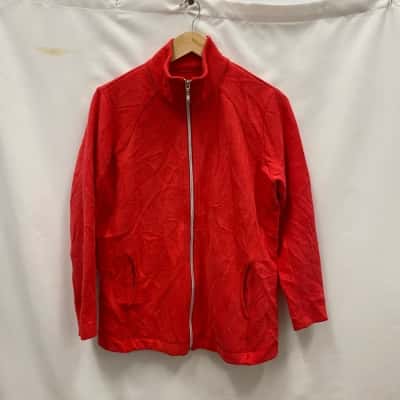 Fella Hamilton Women's Soft Jacket Size 10 Red 