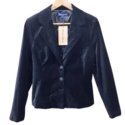 Princess Highway Black Velvet Blazer Jacket Size 10