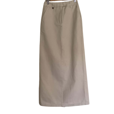 BNWT**One Mile.  Straight Long Skirt.  Almond   Size 4 