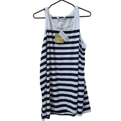 Virtuelle Womens Size 20 Midi Dress Black  / White 