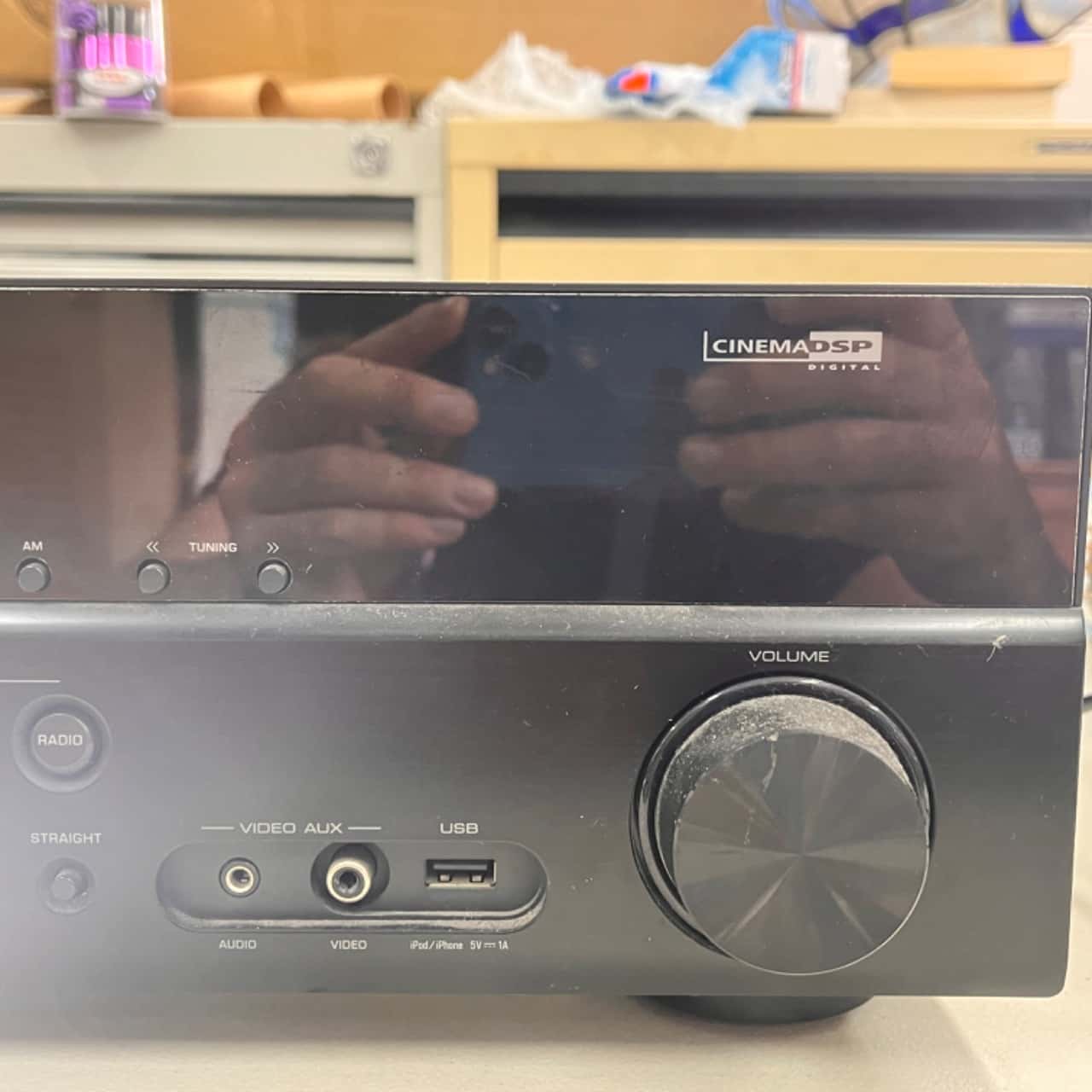 Yamaha Natural Sound 5.1 Channel AV Receiver RX-V373 Cinema DSP 250W No 