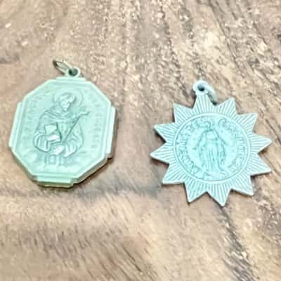 Vintage Large Religous Medalions