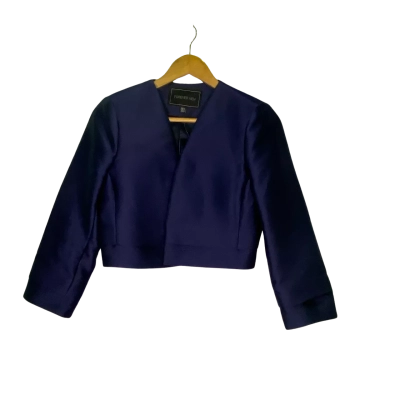 Forever New Womens  Size 10 Open Jacket Navy Blue 