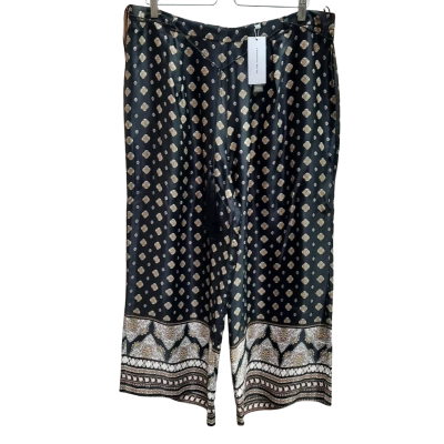 New With Tags VERONIKA MAINE Paisley Print Pattern Wide Leg Ankle Length Pants in Size 16 Orrp $249.00