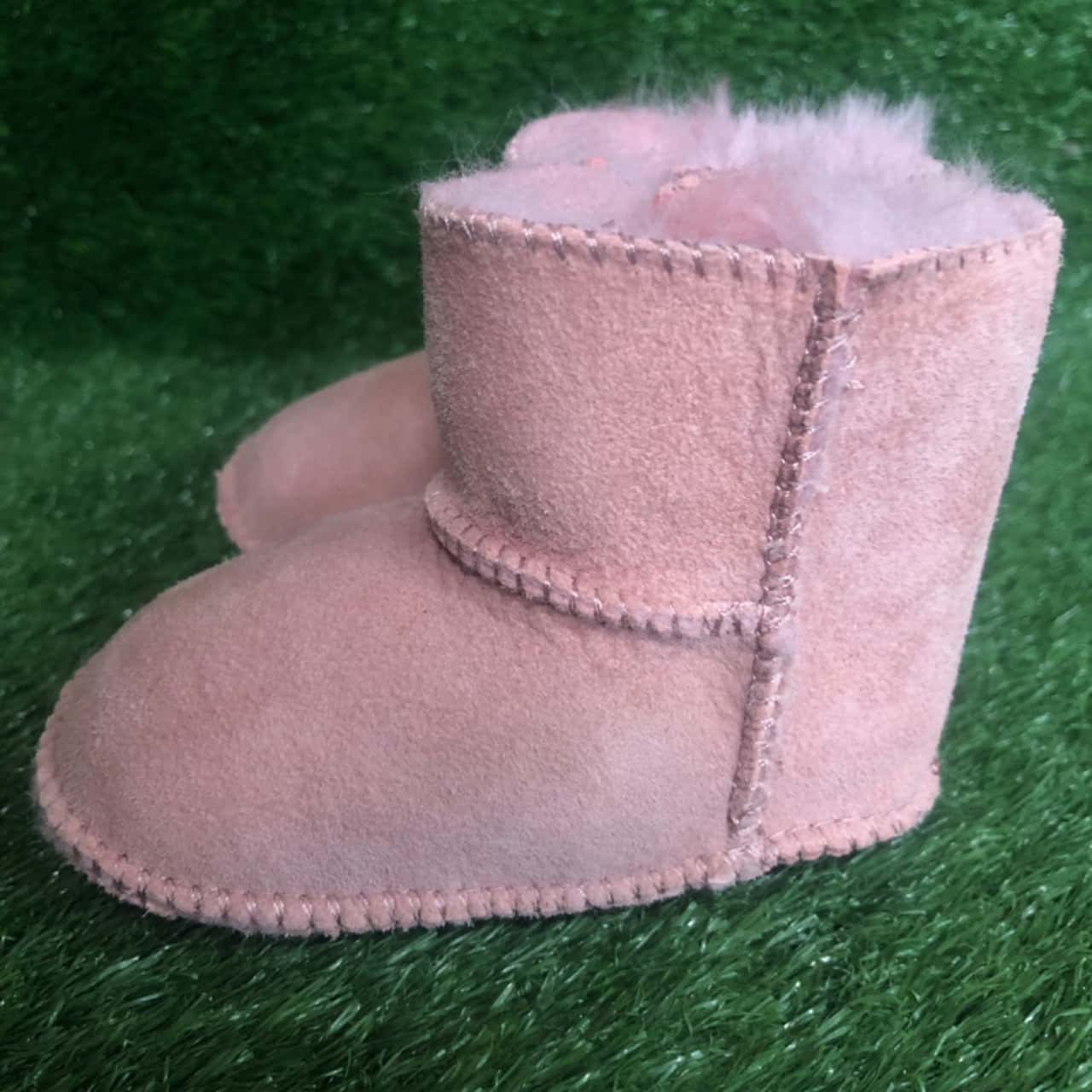 UGG Pink Sheepskin Boots (Size S)(s)