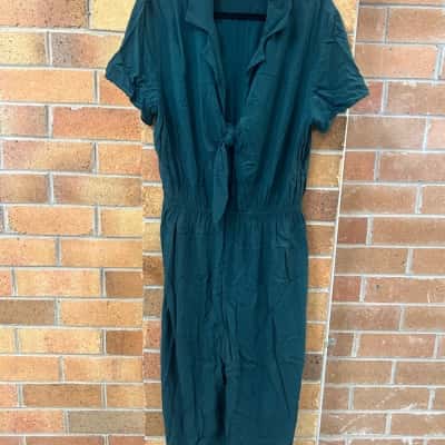 Milk & Honey Womens  Size 14 Jumpsuit Green 