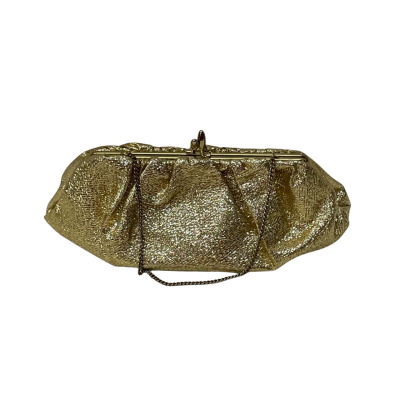 Vintage Prestige Handbags Clutch Gold 