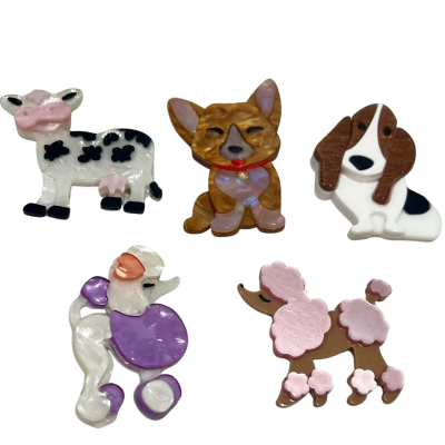 Handmade Brooches- Different Doggo’s 