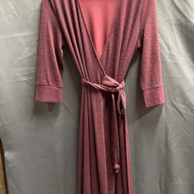 Diana Ferrari Womens Size 14 3/4 Sleeved Wrap Dress Mulberry Purple 
