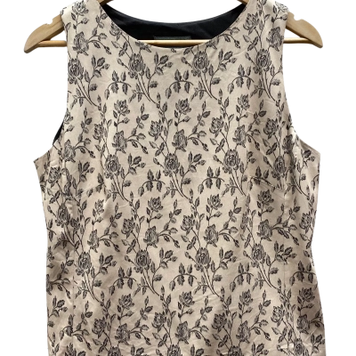 Country Road Womens  Size 12 Cream Floral Top