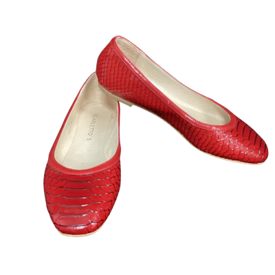  Scarlettos Ballet Flat  Size 37 Red 