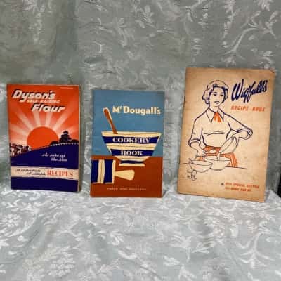 Vintage Wigfull’s Recipe Book, McDougall’s Cookery Book & Dyson’s 