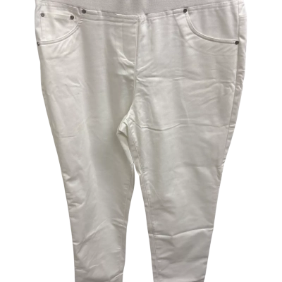 W.Lane Women's  Size 12 White Pull on Pant  *NEW WITH TAGS RRP $59.99