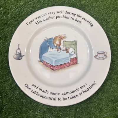 Vintage Wedgwood Peter Rabbit Child's Plate