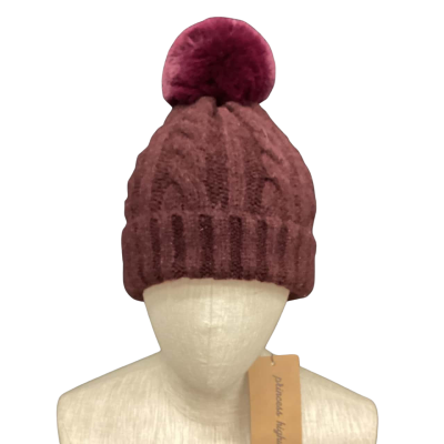 Princess Highway Womens  Size One Size Beanie Maroon 