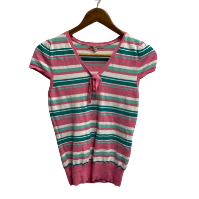 Review Womens  Size 10 3/4 Sleeve Top Striped 