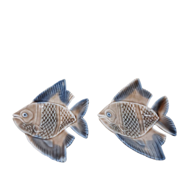 Wade Porcelain Angelfish Trinket Dish - Set of 2 