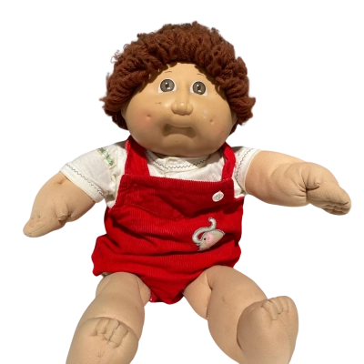 Cabbage patch dolls 1984 Brown eyes brown curly hair