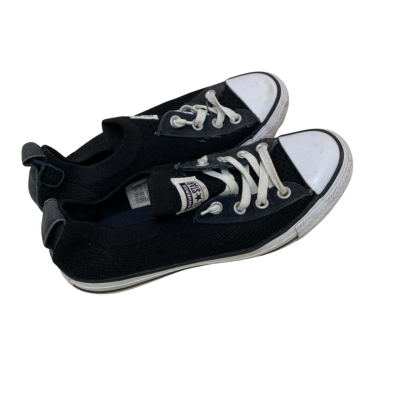 Converse Womens  Size 7 Black  / White 