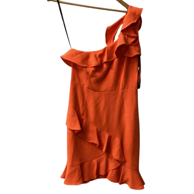 Tokito Womens  Size 12 Casual Dress Orange F