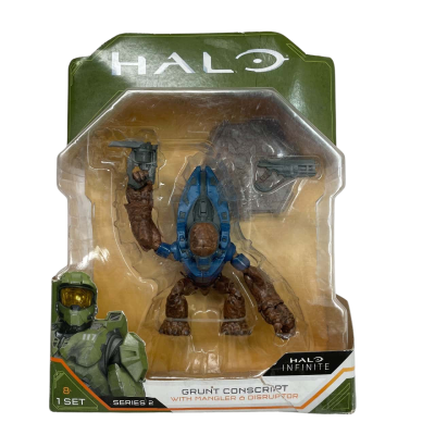 Halo Infinite Grunt Conscript with Mangler and Disruptor Series 2 Figure