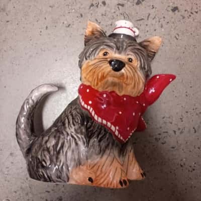 Blue Sky Ruby Yorki / Yorkshire Terrier Teapot