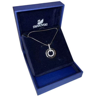 Swarovski Womens 35 - 40cm Necklace/Pendant Silver Coloured