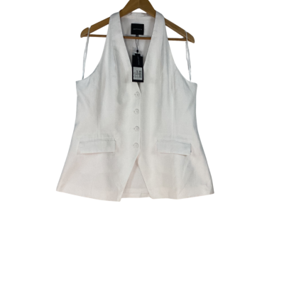 Portmans - Just White Vest (Size 18)