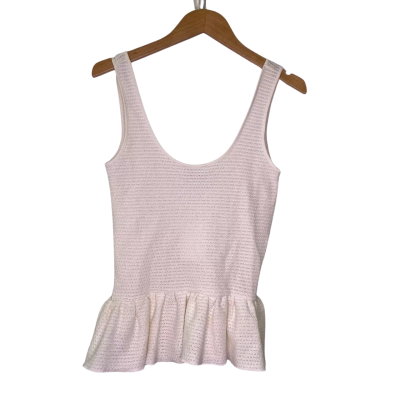 Just Jeans Womens  Size XXS Singlet Top White 