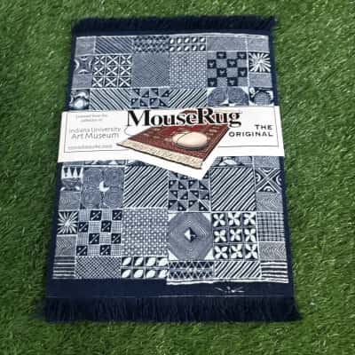 The “Indigo-Dye Adire Eleko” Mouse Rug (New)