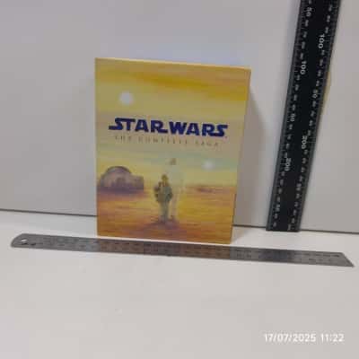 Star Wars Duo Complete Saga BluRay Set PreOwned and PC CD Rom Star Wars Angry Birds Game 