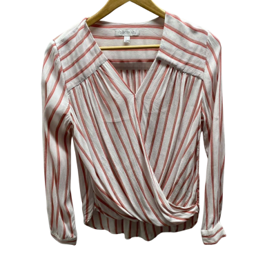 Forever New Womens  Size 10 White Stripe Top