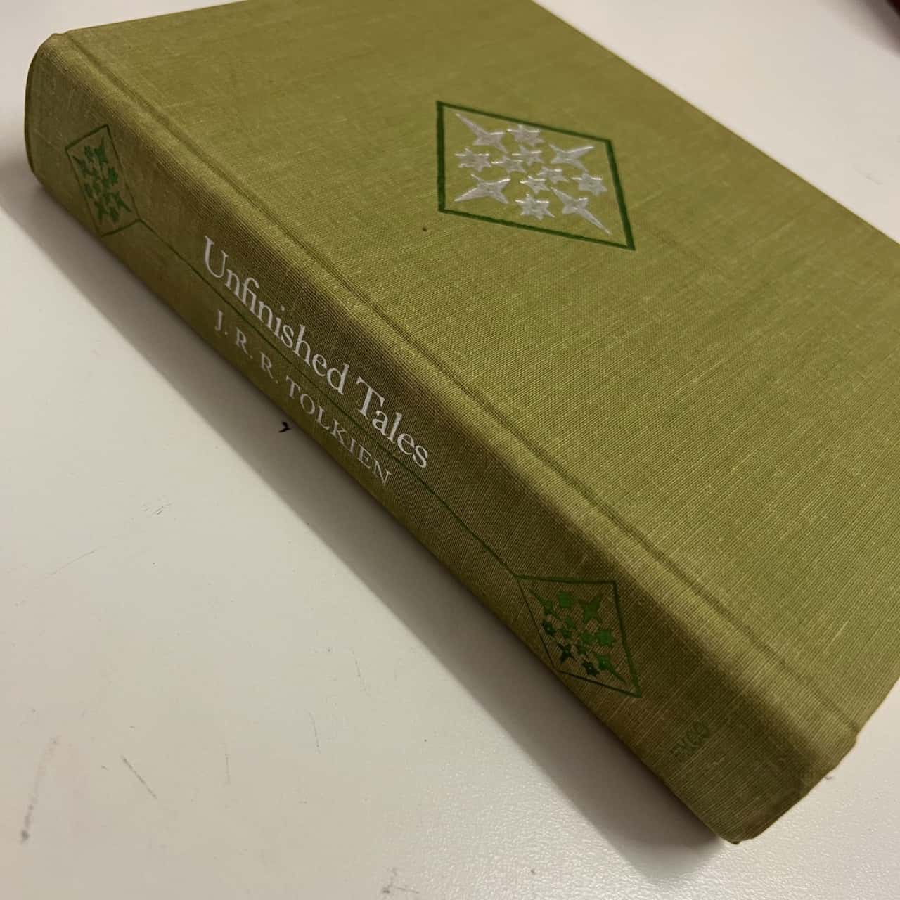 J.R.R. Tolkien Unfinished Tales Hardcover Book First American Edition(s)