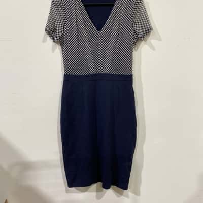Esprit Womens Dress  Size L Blue 