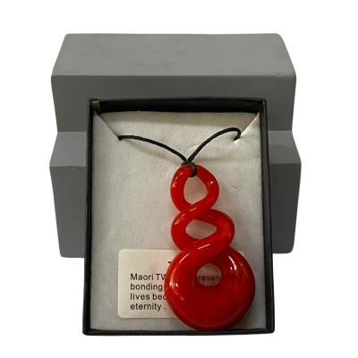  Love Knot Womens Necklace Red 