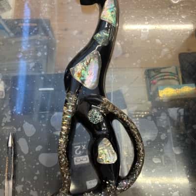 Handcrafted marine opal cat statue 