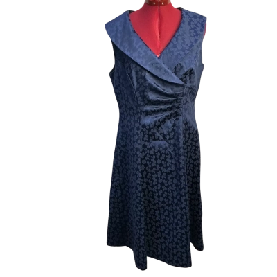Anthea Crawford Womens  Size 14 Formal Dress / Sleeveless Dress  Navy Blue 