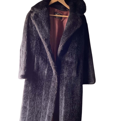  Vintage Lister Minquilla faux fur coat. 
