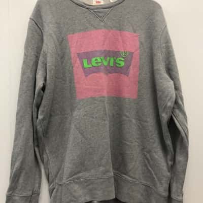 Levi's Mens  Size XL Crew Neck Jumper Grey 