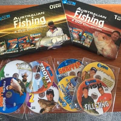 8 DVD Set Australian Fishing Series 1 & 2