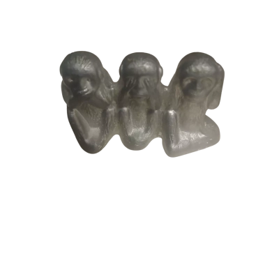 Solid Pewter Three Wise Monkeys